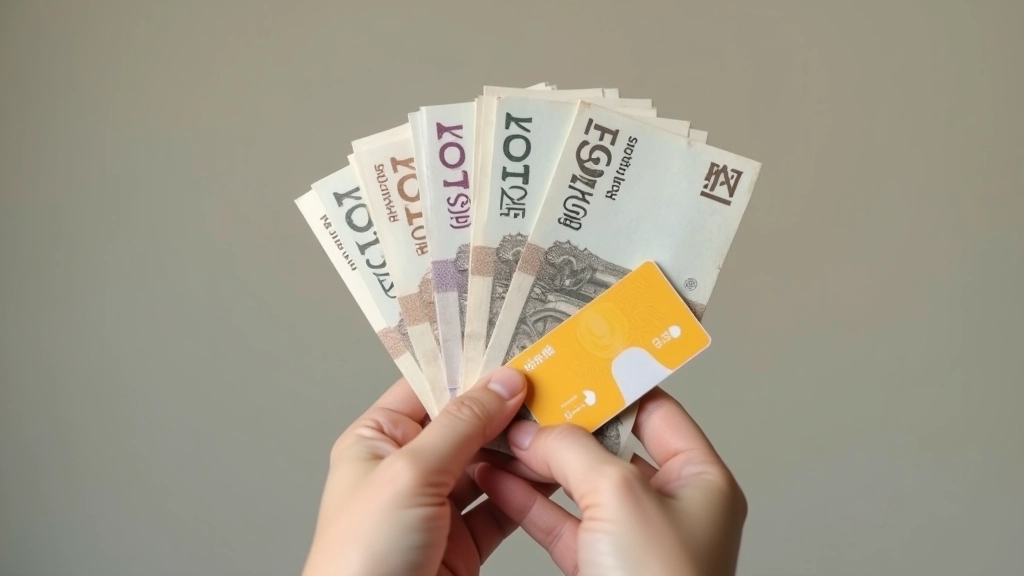 Hand holding Hong Kong dollar notes and Octopus card, showing cash payment method for expense awareness